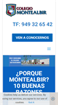 Mobile Screenshot of colegiomontealbir.com